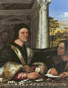 Sebastiano del Piombo Cardinal Carondelet and his Secretary (mk08) France oil painting artist
